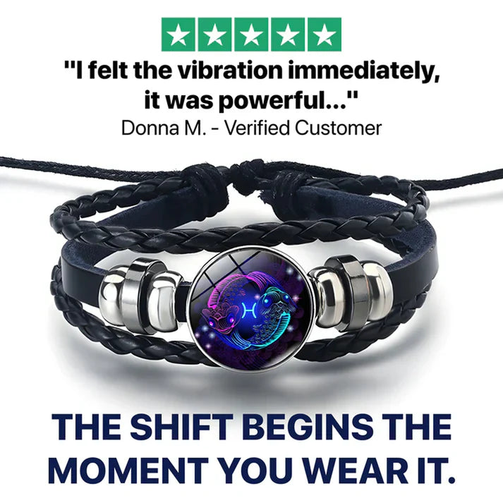 🔮🖤Select Your Zodiac Sign & Unlock Your Lucky Guardian Bracelet -H1