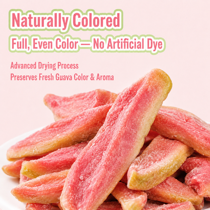 Say goodbye to high-calorie guilt! 💐💛Satisfy your cravings with ourfiber-rich Red Guava slices-QZE