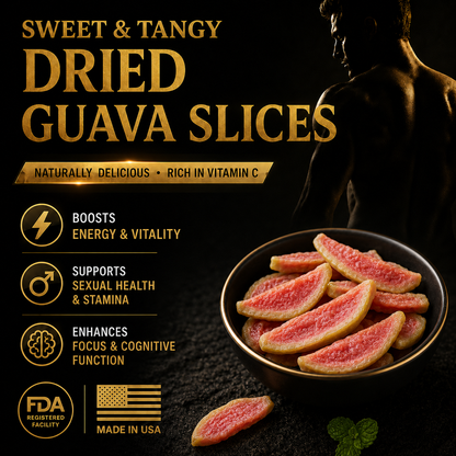 ✅🏆Ultimate Testosterone Revival 🌎🍌🍌Antioxidant-Rich Red Guava slices for Better Bedroom Performance | Support Energy, Stamina & Bedroom Confidence Naturally-ABB8