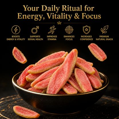 ✅🏆Ultimate Testosterone Revival 🌎🍌🍌Antioxidant-Rich Red Guava slices for Better Bedroom Performance | Support Energy, Stamina & Bedroom Confidence Naturally-ABB8