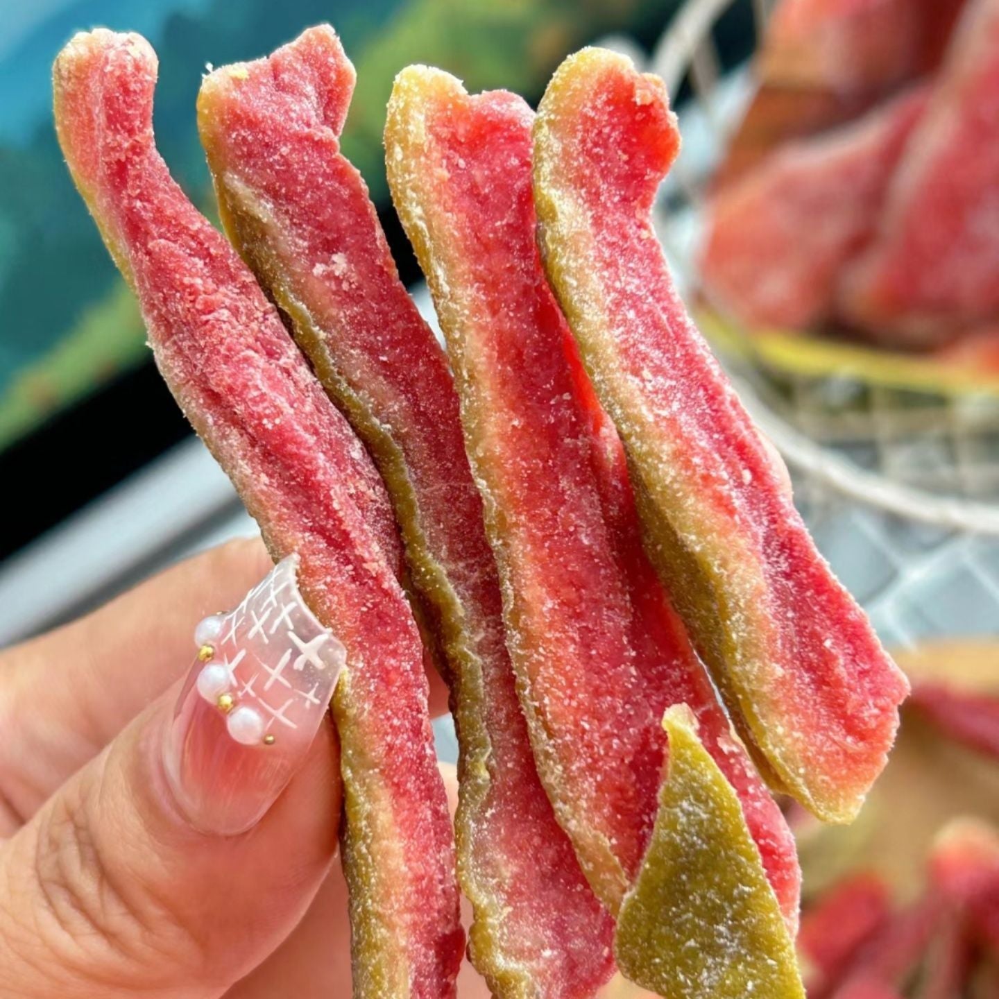 💯🥑Say goodbye to high-calorie guilt! 🥇🍊Satisfy your cravings with ourfiber-rich Red Guava slices-XA